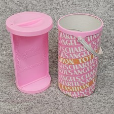 Vintage 1978 Charlie's Angels Fashion Tote Hasbro Pink Carry Case Doll Storage