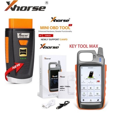 Xhorse VVDI Key Tool Max Remote Chip Generator With Xhorse Mini OBD Tool V2