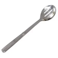 Crestware Buf3 Slotted Spoon, Stainless Steel, 12 In. L
