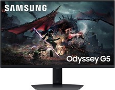 Samsung Odyssey G5 G50D Monitor Gaming 27" QHD IPS 180Hz 1ms HDR400 FreeSync