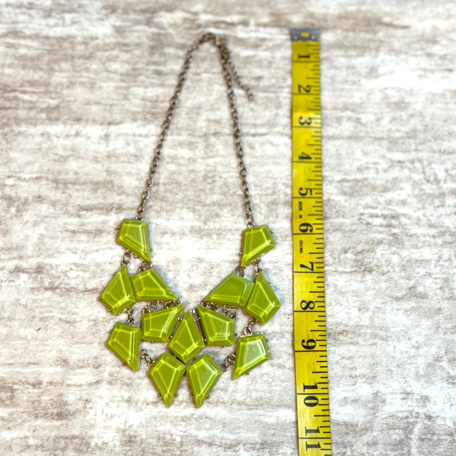 Necklace Bundle Geometric Gem Statement Retro Mil… - image 5