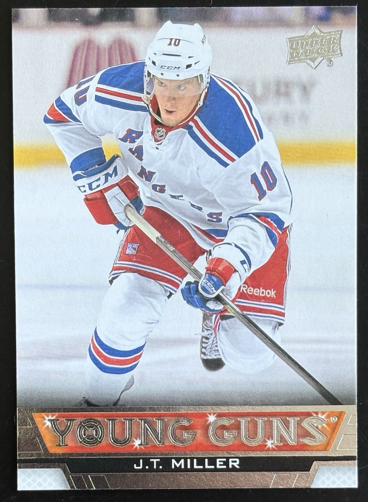 2013-14 Upper Deck Young Guns Rookie JT J.T. Miller #205 Rangers RC Free Ship
