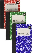 3 Pack Note Pads Red Green Blue