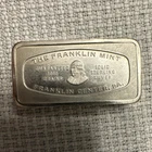 1970 Franklin Mint Solid Sterling Silver Bar 1000 Grains First Citizens Bank SC