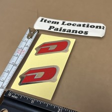 NOS 2   D  DYNO Decal 90  s BMX Bike Frame Seat Stickers Detour Vfr Compe Nitro