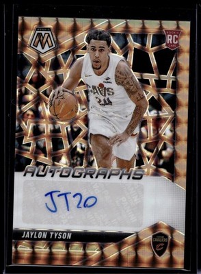 2025 Panini Mosaic Prizm Jaylon Tyson Bronze Autograph #RAM-TYS 34/75