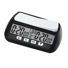 Schachspielwettbewerb Digital Count Up Down Timer Schachuhr Schwarz