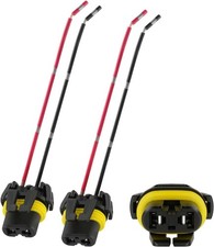 Nylon 9005 9006 9012 9145 H10 Female Adapter Wiring Harness Sockets Wire for Hea