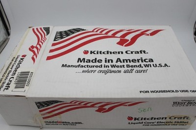 West Bend Kitchen Craft Liquid Core Electric Skillet Brand New In Open Box
