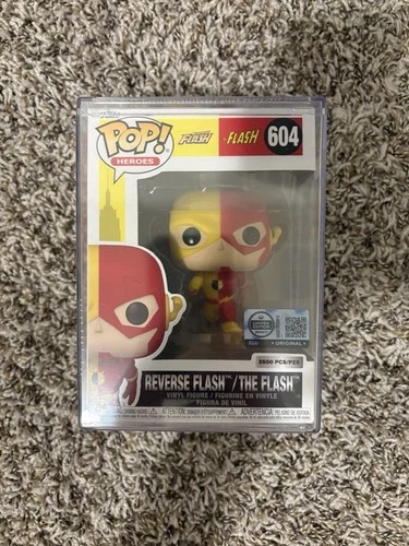 Funko Pop Reverse Flash The Flash #604 3500 PCS LE Gemini + Protector