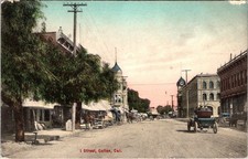 1908, I Street, COLTON, California Postcard - M. Rieder