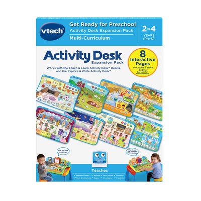 VTech Touch and Learn Activity Desk Deluxe Get Ready for Preschool Pack 2-4Y