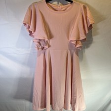 NWOT Rose Light Pink Dress Size XLarge Stretch Elegant Homecoming Formal Sun XL