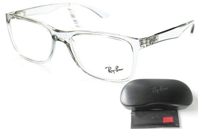 Ray Ban RX7027I 6749 Clear Grey Frames Reading Glasses/Bifocal/Progressive Lens