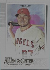 2020 Topps Allen & Ginter Hot Box Glossy Silver Foil RC SP Base #1-350 You Pick
