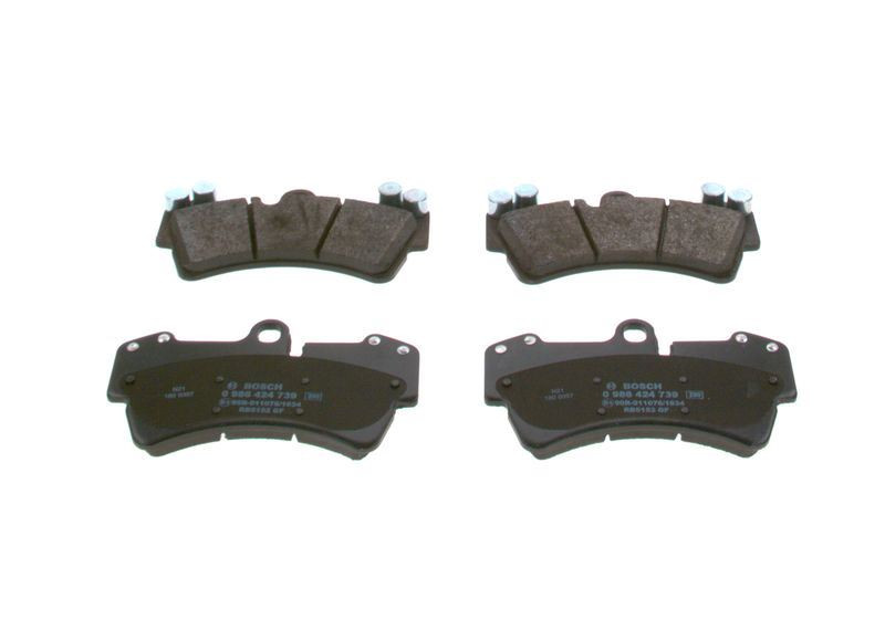 Brake Pads Set fits VW TOUAREG 7L 3.0D Front 06 to 10 Bosch 4L0698151A Quality - Image 24