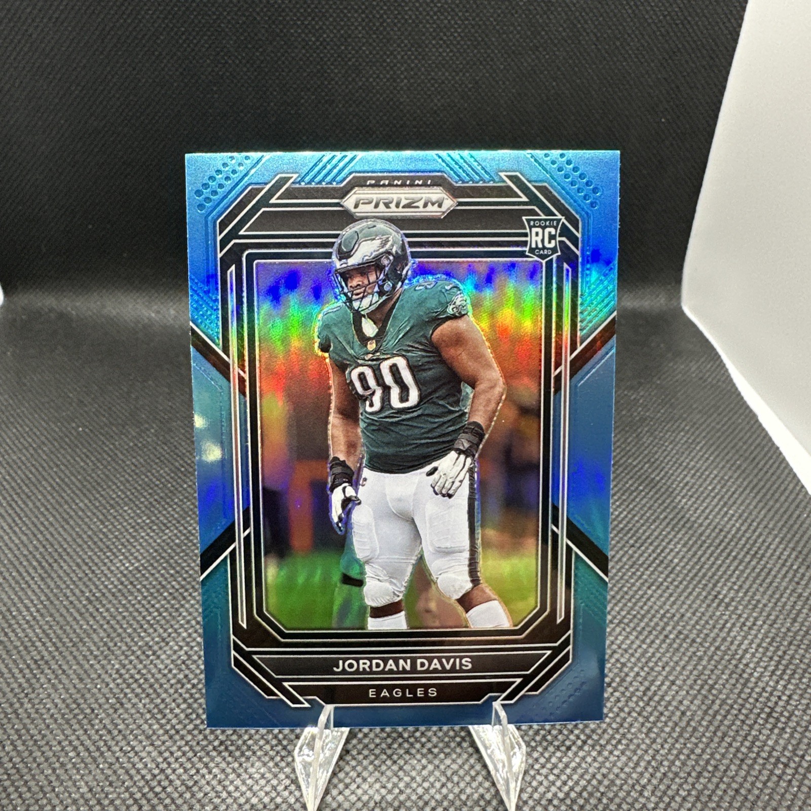 2022 Panini Prizm - Rookies Jordan Davis #371 Light Blue Prizm (RC)
