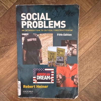 Oxford University Press Social Problems Robert Heiner Fifth Edition Textbook