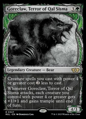 Goreclaw, Terror of Qal Sisma - Foil - Multiverse Legends NM, English MTG March 