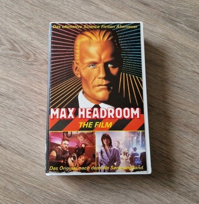 Max Headroom Film - Atlas Video VHS Rarität - 1985 Cyberpunk SciFi Kult 