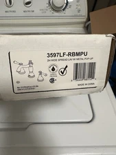 DELTA Cassidy Widespread Bathroom Faucet 3597LF-RBMPU-LHP Venetian Bronze READ