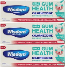 Wisdom Daily Gum Health Toothpaste 75ml X 3 52.40 per litre