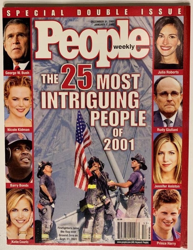 People Magazine Special Double Issue - 25 Most Intriguing people Of 2001