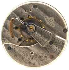 1903 WALTHAM POCKET WATCH MOVEMENT 12312657 GRADE 825 18s 17j LB3