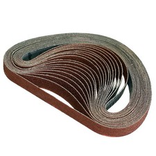 Power File Sander Sanding Belts 457 x 13mm 20 Pack Assorted Grit Aluminium Oxide
