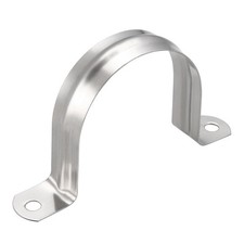 5pcs 60mm 2.4" 304 Stainless Steel Tube Clip Plumbing Pipe Saddle U Strap Clamp