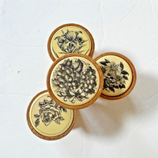 F. Albrecht The Corker lot of 4 Handmade Bottle Wooden RECork Stoppers 3 stands