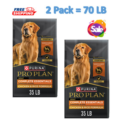 70 LB - Purina  Pro Plan Complete Essentials Shredded Blend Adult Dry Dog Food 