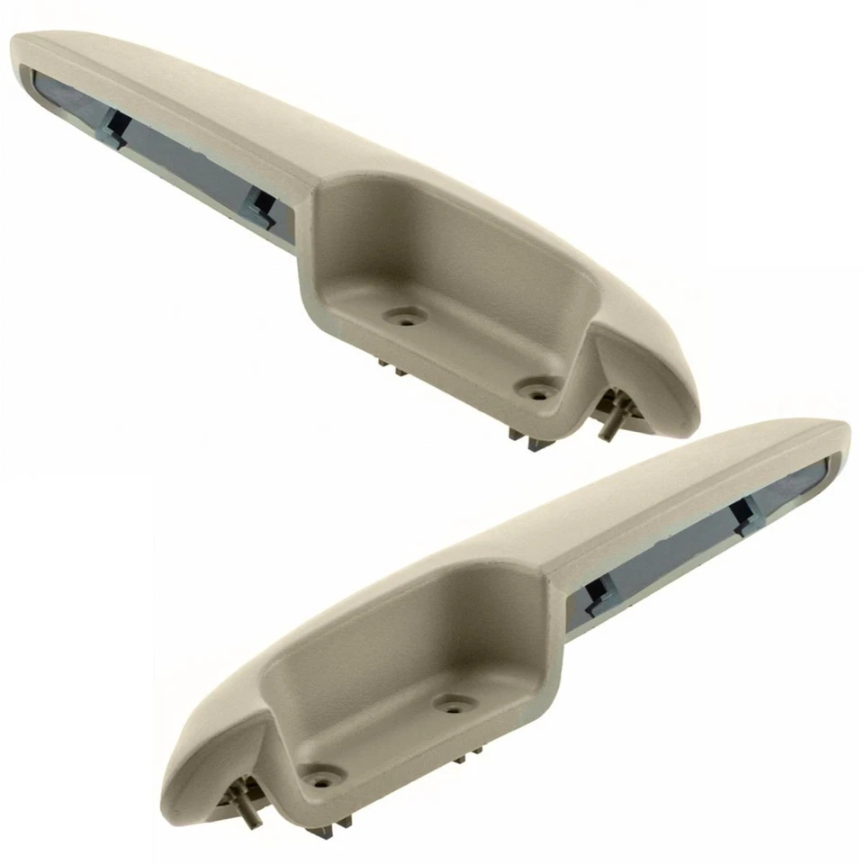 Par de reposabrazos de puerta bronceado conductor delantero y pasajero para camioneta Chevy GMC SUV Foto 4 de 4