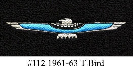 1958-1963 Ford Thunderbird Floor Mats - 4pc - Loop - Imagem 3 de 4