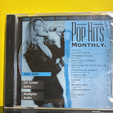 Pop Hits Monthly Karaoke CD 2002 Pop Jewel Case July 2002 CD G On Screen Lyrics