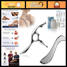 Deep Tissue Massage Tool Set - Stainless Steel Gua Sha Muscle Scraper for Pain
