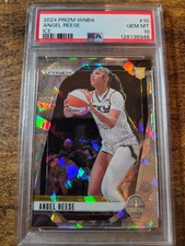 2024 Panini WNBA Prizm Angel Reese Ice Prizm Rookie RC PSA 10 Gem Mint #10 Sky