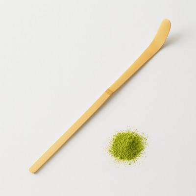 Japanese Bamboo Matcha Tea Scoop Tea Ceremony Spoon 7.25  Long S 2202