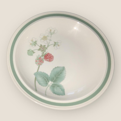 Wedgwood Raspberry Cane 2x Beilagen Teeteller 6,25'' Grenada Form TOP