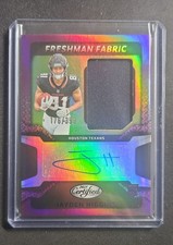 2025 Panini Certified - Freshman Fabric Mirror Signatures Jayden Higgins...