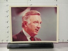CBS TV show photo 1960s Walter CRONKITE news HEAD SIDE