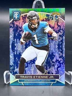 2024 Totally Certified Platinum Blue Camo #41 TRAVIS ETIENNE 24/50 (Jaguars)