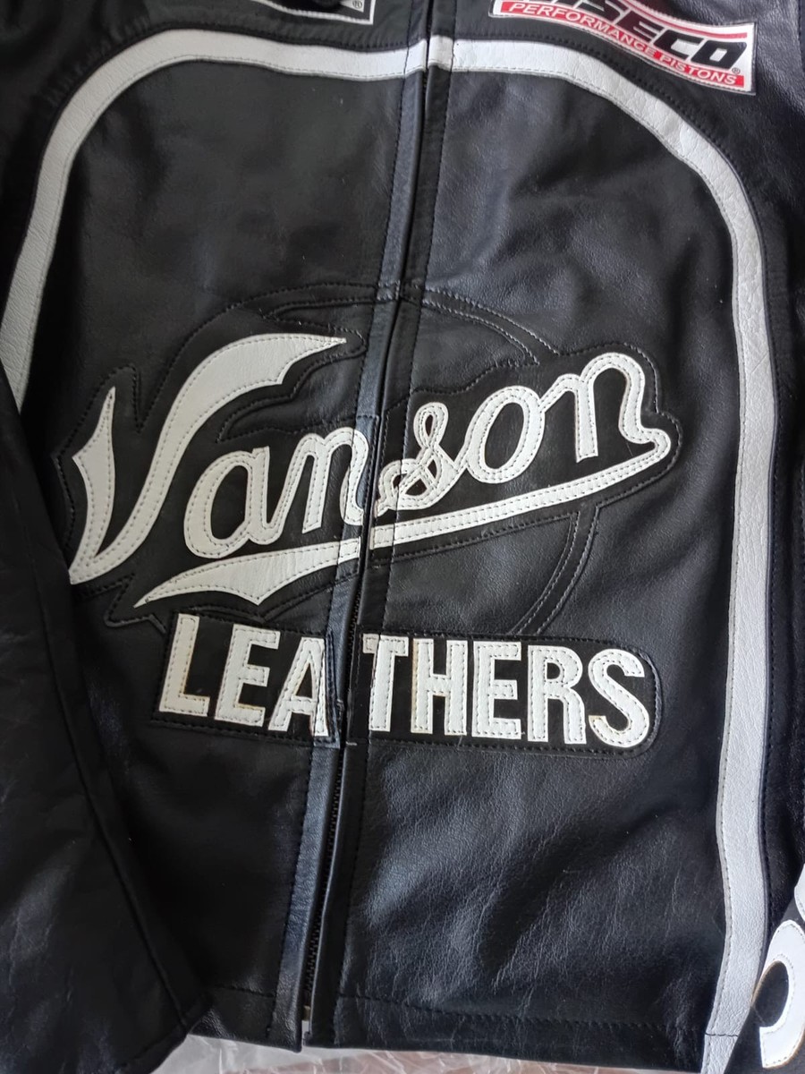 Supreme x Vanson Leathers Black Racing Jacket –Motorcycle Style