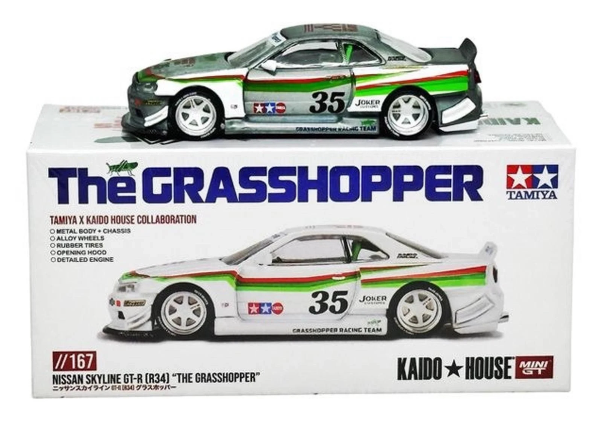 Chase! Kaido House x Mini GT 1:64 Nissan Skyline R34 The