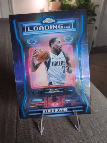 2025 Topps Chrome Kyrie Irving Refractors Blue (RAW)