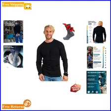 Ultra-comfortable Men's Merino Wool Base Layer & Merino Socks Set - Gift Ready!