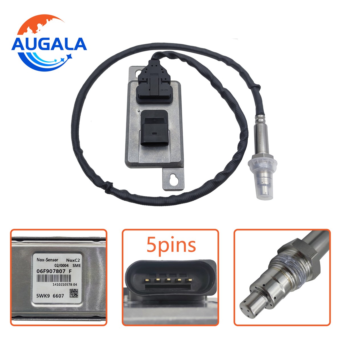 Nox Sensor 06F907807F 5WK96607 Fits For Audi A3 VW Golf 2003-08