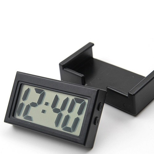 US 2-4 Pack Car Dashboard Digital Clock Mini Automotive Stick Watch Day Display - Picture 6 of 20