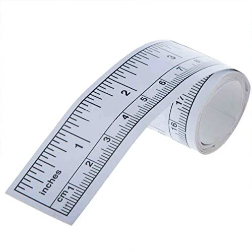 36" Selfadhesive Measuring Tape Double Scale Stick On Workbench Ruler Peel And S