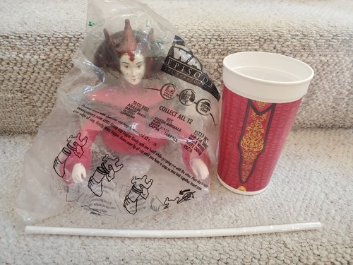 Star Wars Episode 1: Queen Padme Amidala & Yoda Cup Topper Set! New - Picture 7 of 10